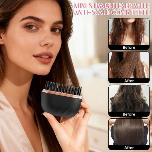 Mini Cordless Ceramic Straightener — Precision & Smoothness