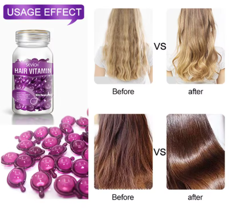 Hair Treatment Capsules – Repair Oil for Damaged Hair – Smoothing Care