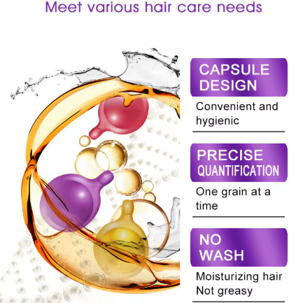 Hair Treatment Capsules – Repair Oil for Damaged Hair – Smoothing Care