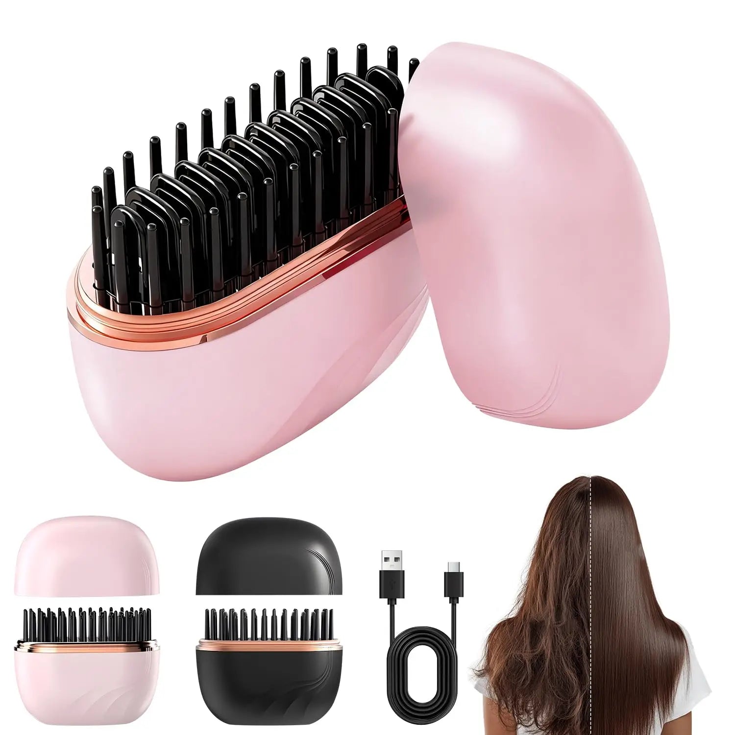 Mini Lisseur Céramique Sans Fil — Précision & Douceur